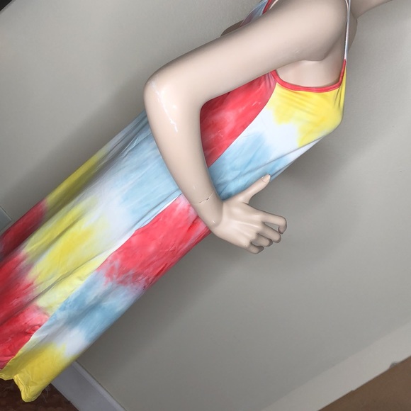 Rainbow Stripe midi Dress - Picture 11 of 14